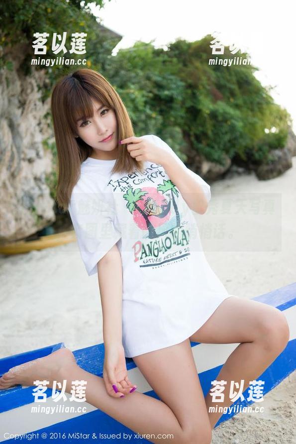 MiStar魅妍社 - Wendy智秀夏天写真，套图里藏着微风的悄悄话。